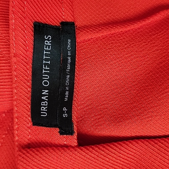 URBAN OUTFITTERS ASHLEY PELMIT ORANGE FITTED MINI SKIRT/ S-P. - Picture 6 of 16